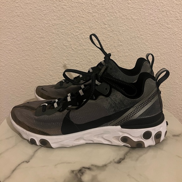 Nike React Element 87 Anthracite Black - Picture 4 of 8